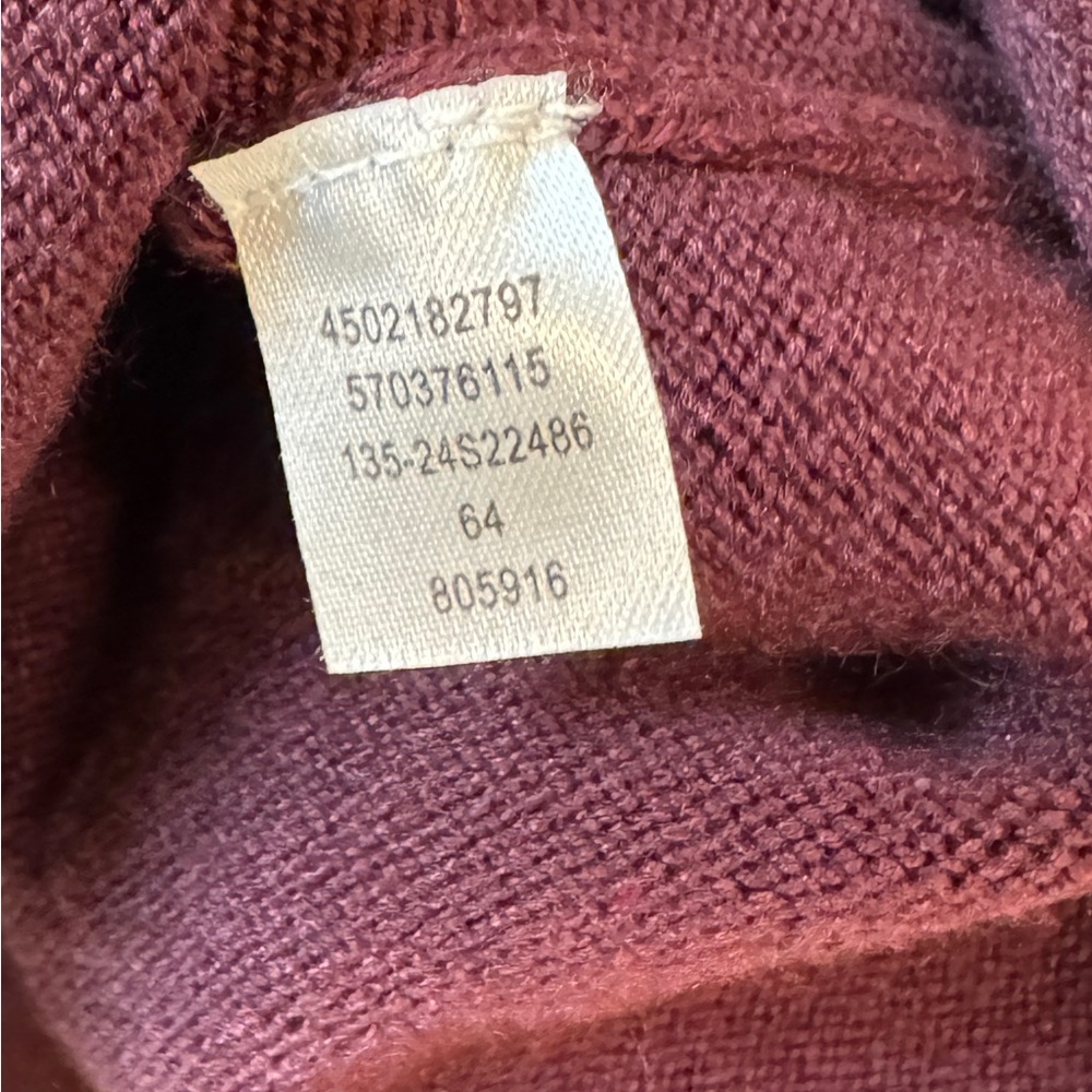Soma Deep Red V-Neck Sweater - Picture 5 of 8